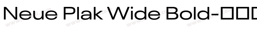 Neue Plak Wide Bold字体转换 Neue Plak Wide Bold字体转换
